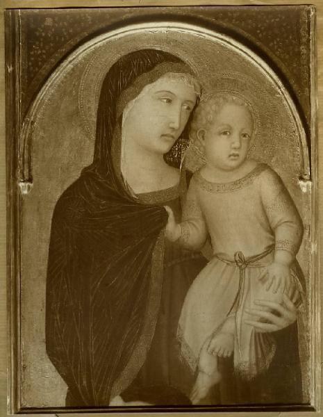 Lorenzetti, Pietro - Madonna con Bambino - Dipinto su tavola - Firenze - Raccolta Loeser