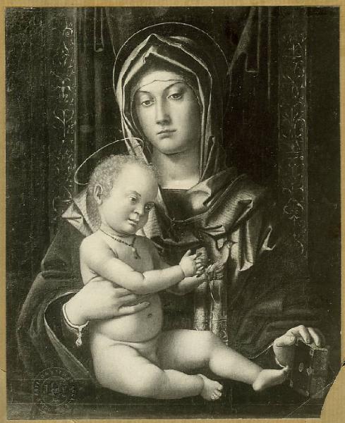 Cincani, Bartolomeo detto Bartolomeo Montagna - Madonna con Bambino - Dipinto - San Pietroburgo - Collezione Delaroff