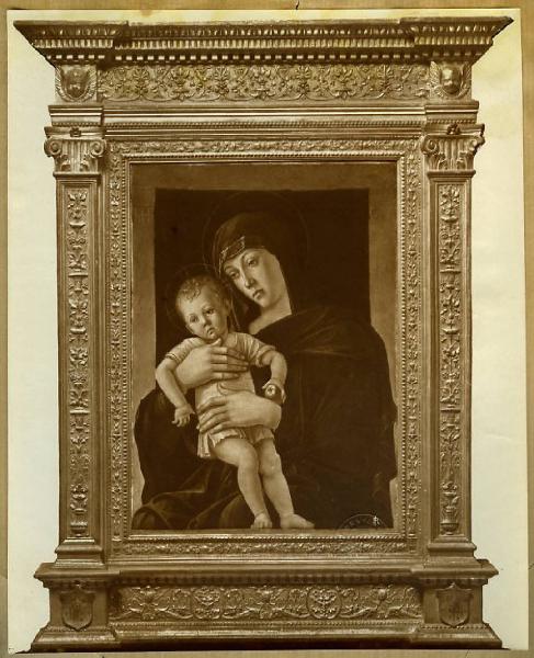 Bellini, Giovanni - Madonna con Bambino - Dipinto - Tempera su tavola - Milano - Pinacoteca di Brera