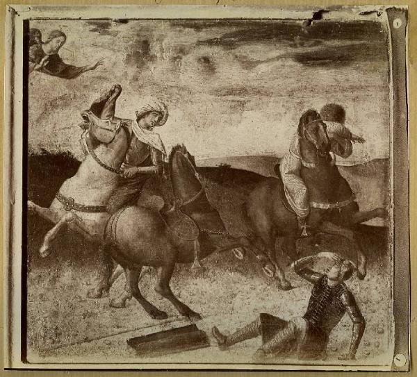 Bellini, Giovanni - Conversione di san Paolo - Scomparto di predella della Pala di Pesaro - Dipinto - Olio su tavola - Pesaro