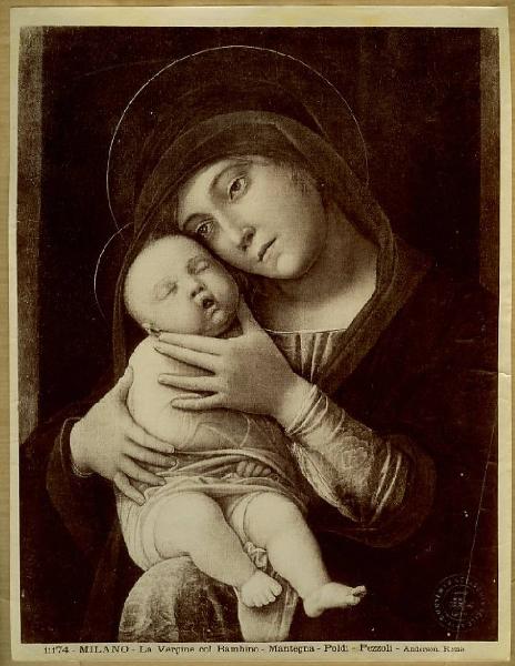 Mantegna, Andrea - Madonna con Bambino - Dipinto - Tempera su tela - Milano - Museo Poldi Pezzoli