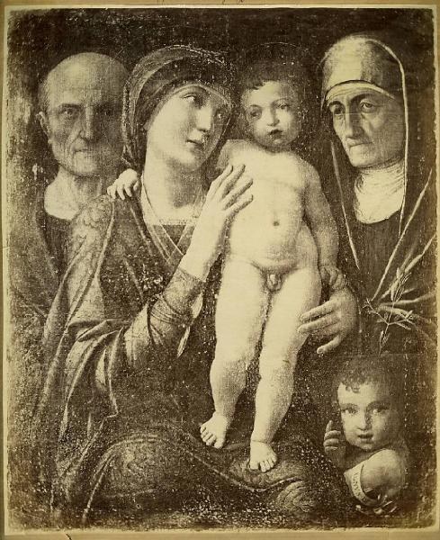 Mantegna, Andrea - Sacra Conversazione - Dipinto - Tempera su tela - Dresda - Staatliche Kunstsammlungen Dresden - Gemäldegalerie Alte Meister