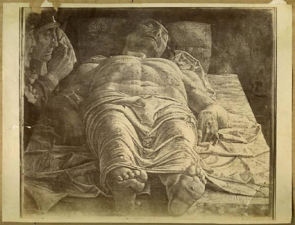 Mantegna, Andrea - Cristo morto - Dipinto - Tempera su tavola - Milano - Pinacoteca di Brera