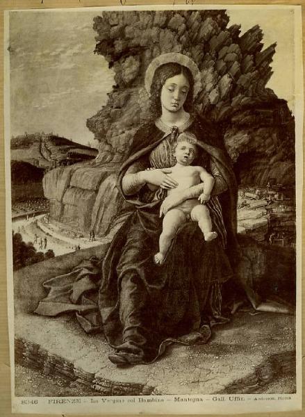 Mantegna, Andrea - Madonna con Bambino (Madonna delle cave) - Dipinto - Tempera su tavola - Firenze - Uffizi