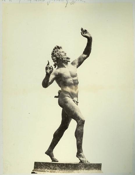 Copia di opera ellenistica - Fauno danzante - Scultura in bronzo - Napoli - Museo Archeologico Nazionale