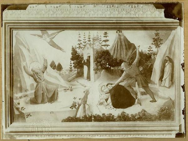 Beato Angelico - San Francesco d'Assisi riceve le stimmate, Martirio di san Pietro Martire - Dipinto su tavola