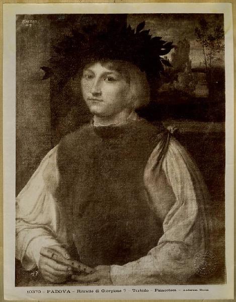 Torbido, Francesco detto Moro - Ritratto di Francesco Badoero in veste di pastore (Ritratto maschile) - Dipinto su tela - Padova - Pinacoteca