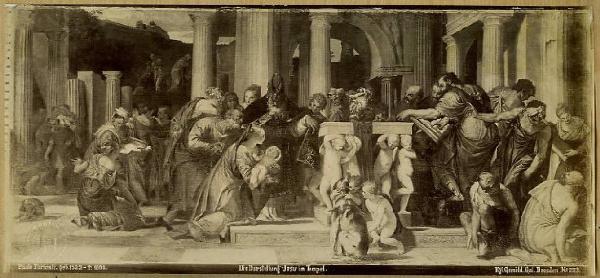 Veronese, Paolo - Presentazione al Tempio - Dipinto - Olio su tela - Dresda - Gemaldegalerie