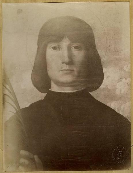 Catena, Vincenzo - Ritratto maschile in veste di martire - Dipinto su tavola - Isola Bella - Collezione Borromeo