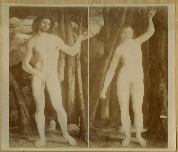 Basaiti, Marco - Adamo (tav. di sinistra); Eva (tav. di destra) - Dipinto su tavola - Roma - Galleria Borghese