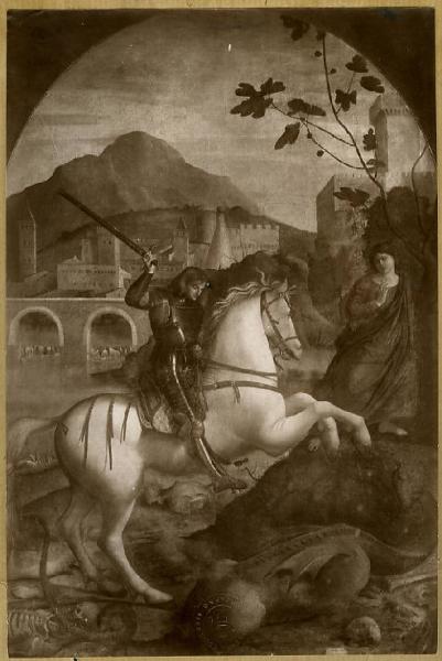 Basaiti, Marco - San Giorgio che uccide il drago - Dipinto - Venezia - Gallerie dell'Accademia