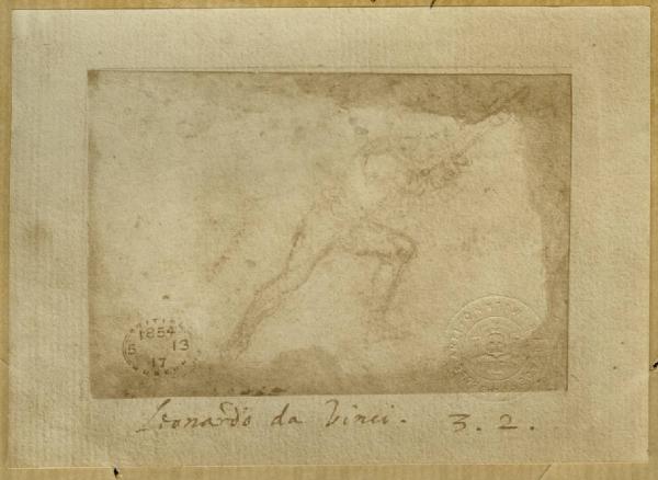 Leonardo da Vinci - Studio di guerriero - Disegno - Londra - British Museum - Department of Prints and Drawings