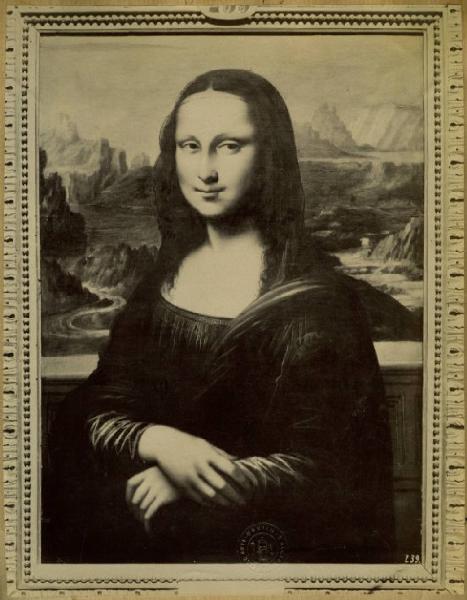 Copia da Leonardo da Vinci - Ritratto di Monnalisa (La Gioconda) - Dipinto - Stoccarda - Staatsgalerie