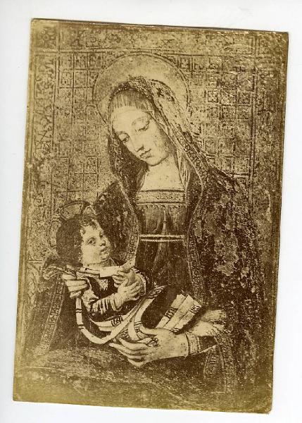 Bernardino di Betto detto Pinturicchio? - Madonna con Bambino - Dipinto - Roma - Proprietà conte Spalletti
