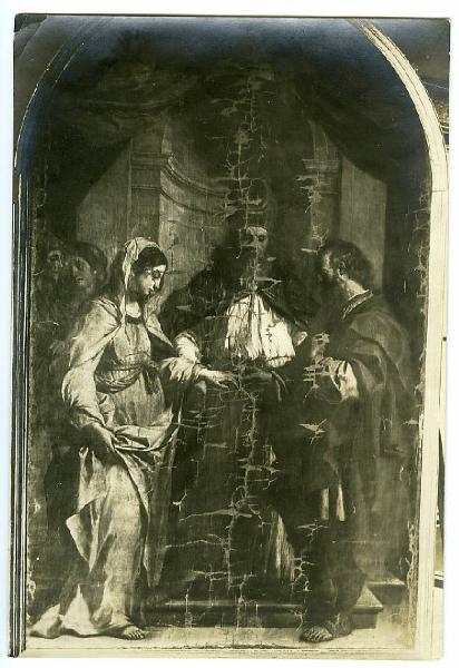 Barbieri, Giovan Francesco detto Guercino - Sposalizio della Vergine - Dipinto - Olio su tela - Fano