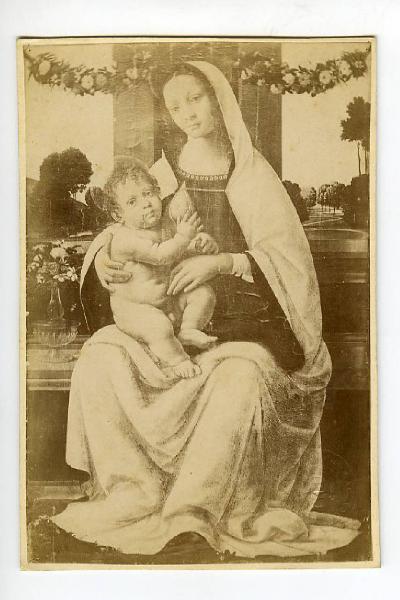 Lorenzo di Credi - Madonna con Bambino - Dipinto su tavola - Mainz - Landesmuseum Mainz