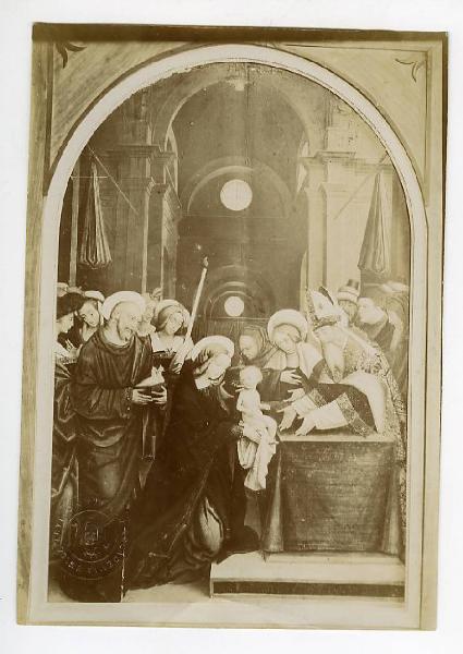 Ferrari, Defendente - Presentazione di Gesù al Tempio - Dipinto su tavola - Casale Monferrato - Proprietà Conte Sacchi-Nemours