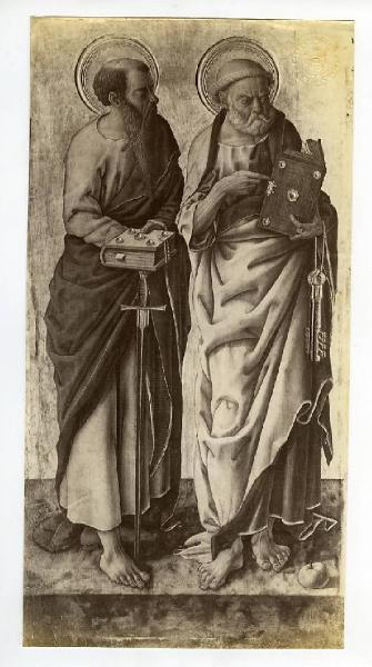 Crivelli, Carlo - San Pietro e san Paolo - Dipinto - Tempera su tela - Londra - Collezione Mond