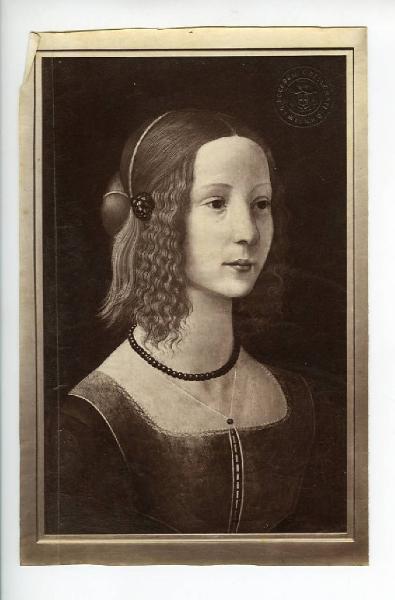 Bigordi, Benedetto detto Ghirlandaio (bottega) - Ritratto femminile - Ritratto di giovane donna - Dipinto - Tempera su tavola - Londra - National Gallery