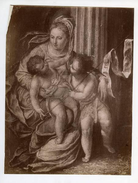 Farinati, Paolo - Madonna con Bambino e san Giovannino - Dipinto - Londra - Collezione Mond