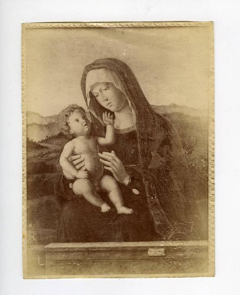 Carpi, Antonio Maria da - Madonna con Bambino - Dipinto - Olio su tavola