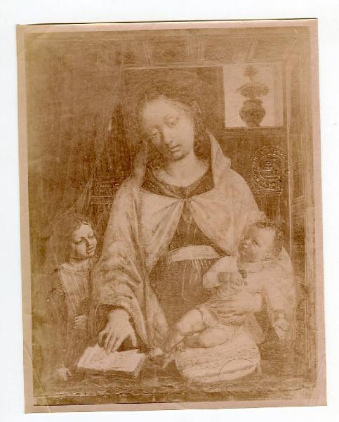 Foppa, Vincenzo - Madonna con Bambino e angelo musicante - Dipinto su tavola - Firenze - Uffizi