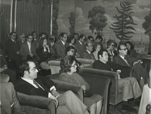 Milano - Terrazza Martini - Convegno dell'Unione Italiana Ciechi - Interno - Platea