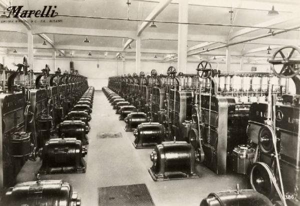 Cotonificio di Rovereto - Sala di filatura