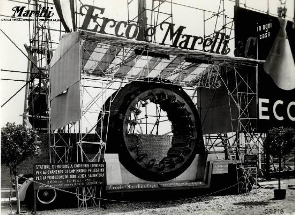 Fiera di Padova 1950 - Stand della Ercole Marelli