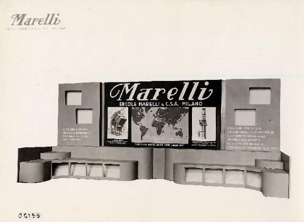 Ercole Marelli (Società) - Stand per la Fiera di Lipsia - Bozzetto