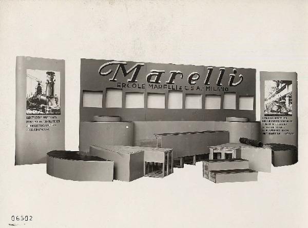 Ercole Marelli (Società) - Stand per la Fiera di Lipsia - Bozzetto