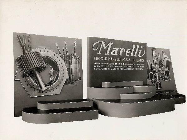 Ercole Marelli (Società) - Stand per la Fiera di Lipsia - Bozzetto