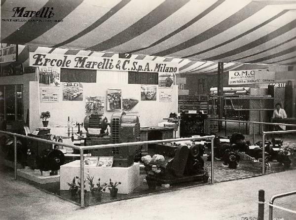 Mostra tessile di Lilla 1951 - Stand della Ercole Marelli