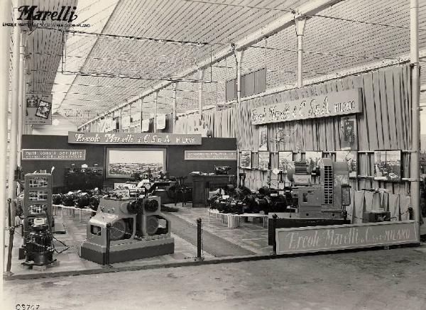 Mostra del cotone, rayon e macchine tessili di Busto Arsizio 1951 - Stand della Ercole Marelli