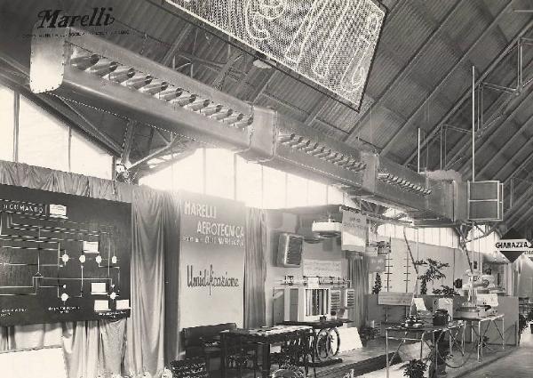 Mostra del cotone e delle fibre artificiali e sintetiche di Busto Arsizio 1956 - Stand della Ercole Marelli