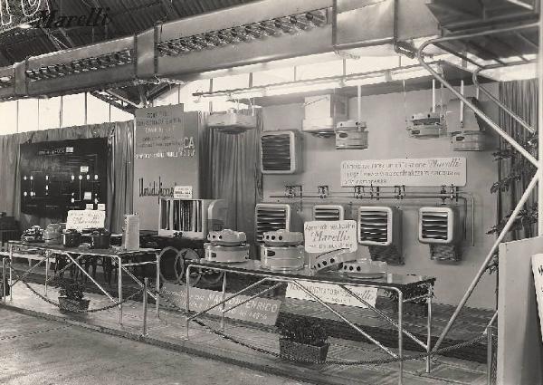 Mostra del cotone e delle fibre artificiali e sintetiche di Busto Arsizio 1956 - Stand della Ercole Marelli