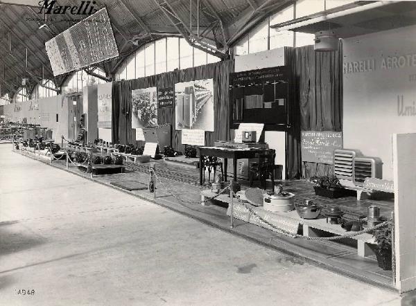 Mostra del cotone e delle fibre artificiali e sintetiche di Busto Arsizio 1957 - Stand della Ercole Marelli