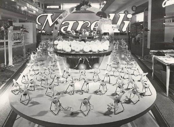 Mostra nazionale di elettrodomestici di Milano 1960 - Stand della Ercole Marelli