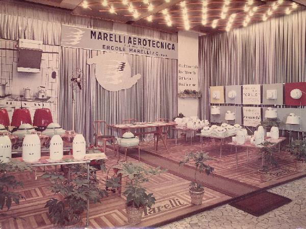 Mostra nazionale di elettrodomestici di Milano 1960 - Stand della Ercole Marelli