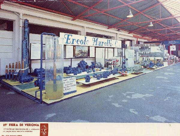 Fiera dell'agricoltura di Verona 1967 - Stand della Ercole Marelli