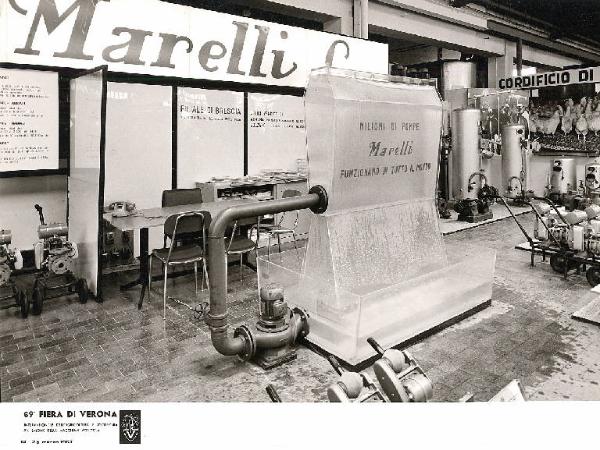 Fiera dell'agricoltura di Verona 1967 - Stand della Ercole Marelli