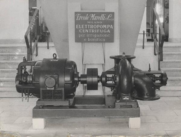 Fiera del Mediterraneo di Palermo 1955 - Stand della Ercole Marelli