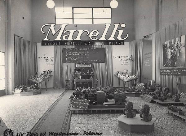 Fiera del Mediterraneo di Palermo 1959 - Stand della Ercole Marelli