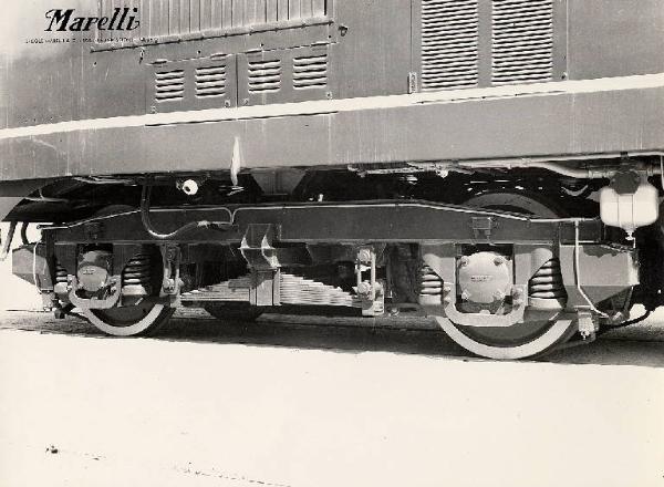 Locomotiva UNIFER B 13 delle Ferrovie del Sud-Est - Carrello