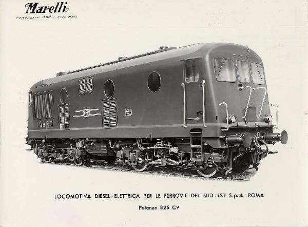 Locomotiva UNIFER B 13 delle Ferrovie del Sud-Est