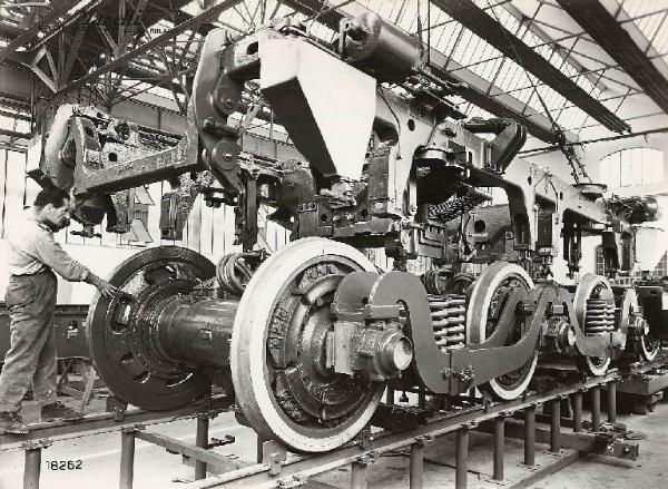 Locomotiva delle Ferrocarriles del Estado de Chile - Carrello - Montaggio