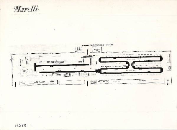 Ercole Marelli (Società) - Officina - Disegno in pianta