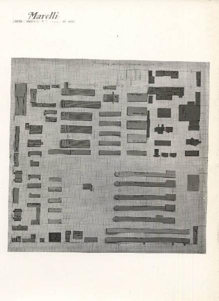 Ercole Marelli (Società) - Reparto 2A1-2C7 - Disegno in pianta