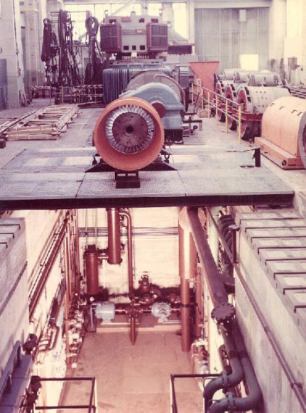 Ercole Marelli (Società) - Reparto di produzione - Impianto prove per turboalternatori