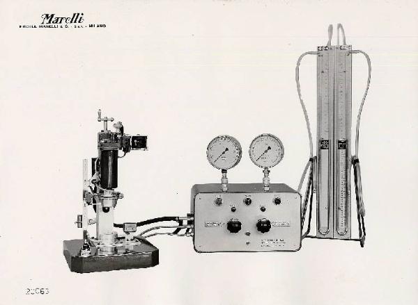 Ercole Marelli (Società) - Macchinari e strumenti in dotazione - Apparecchiatura per prova delle molle